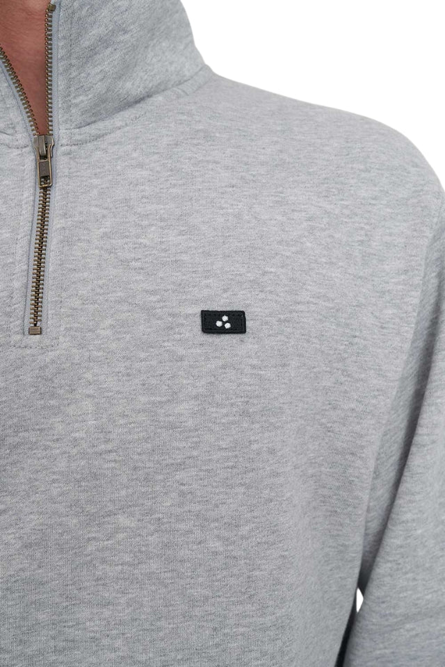 Classic 1/4 Zip Jersey/ 3 Ball - Grey
