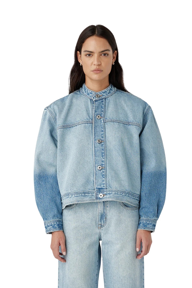 Lexie Denim Jacket - Lucid Ombre