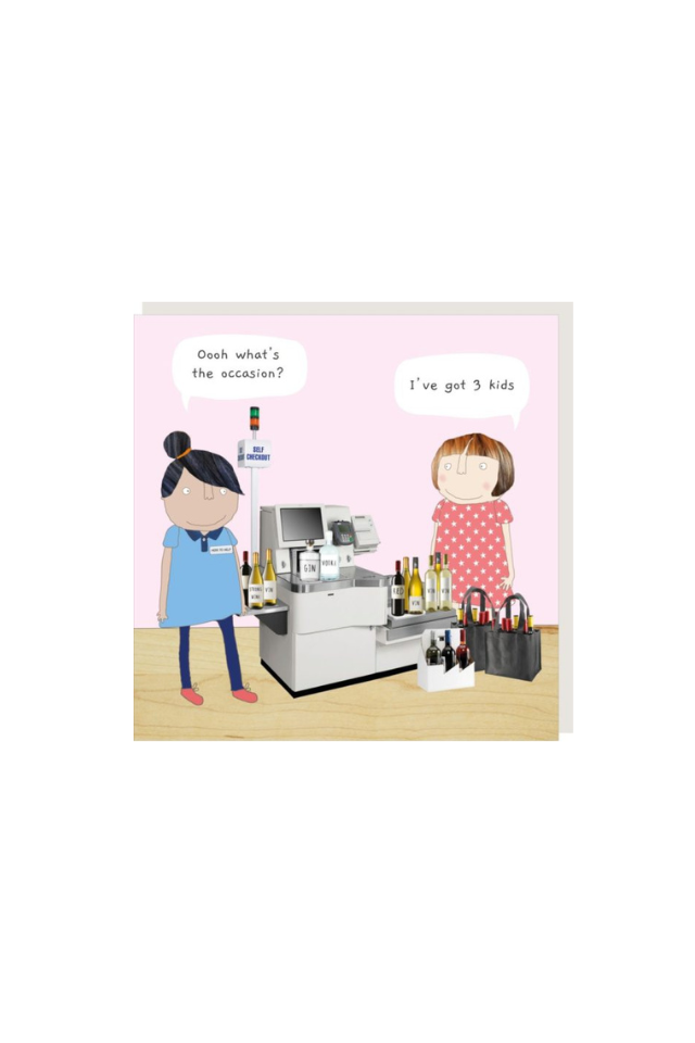 Three Kids - Humor Card