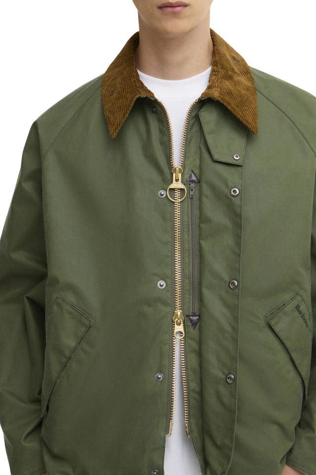 OS Transport Wax Jacket - Light Moss