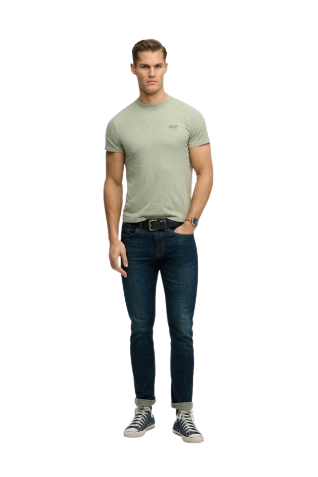 Essential Logo Tshirt - Vintage Sage Green Marle