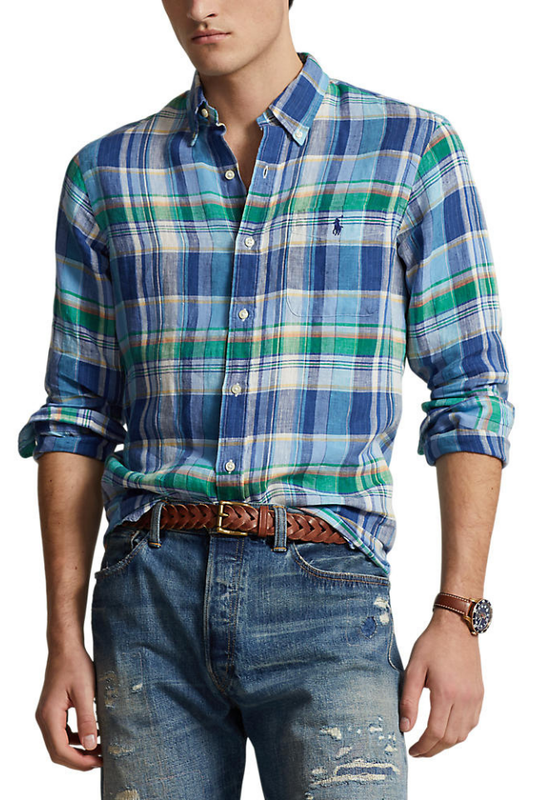 Plaid Linen Shirt