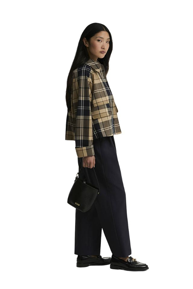 Delilah Checked Showerproof Jacket - Birchwood Dress
