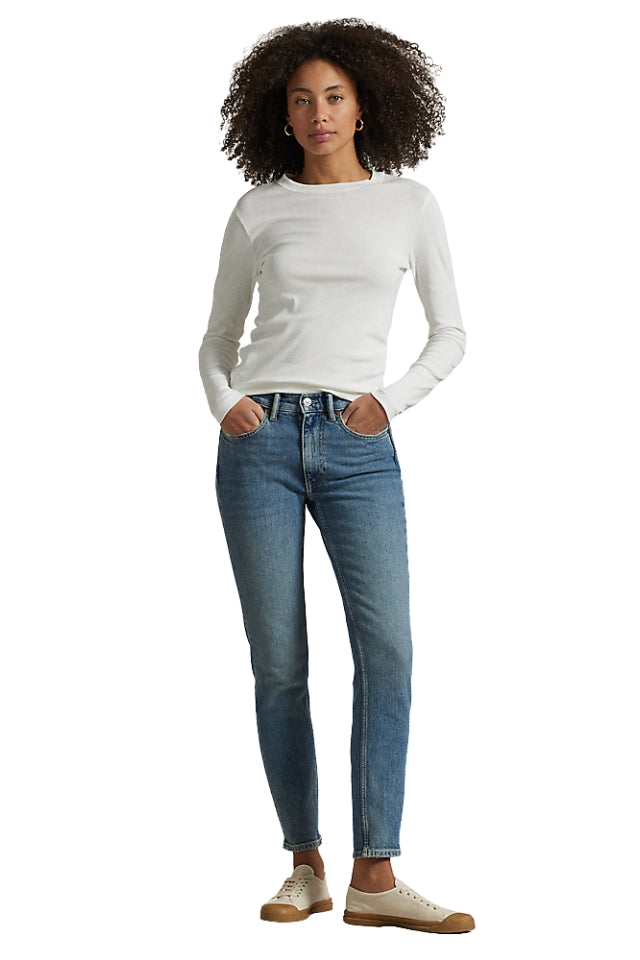 Mid-Rise Super-Slim Jean - Antares Wash
