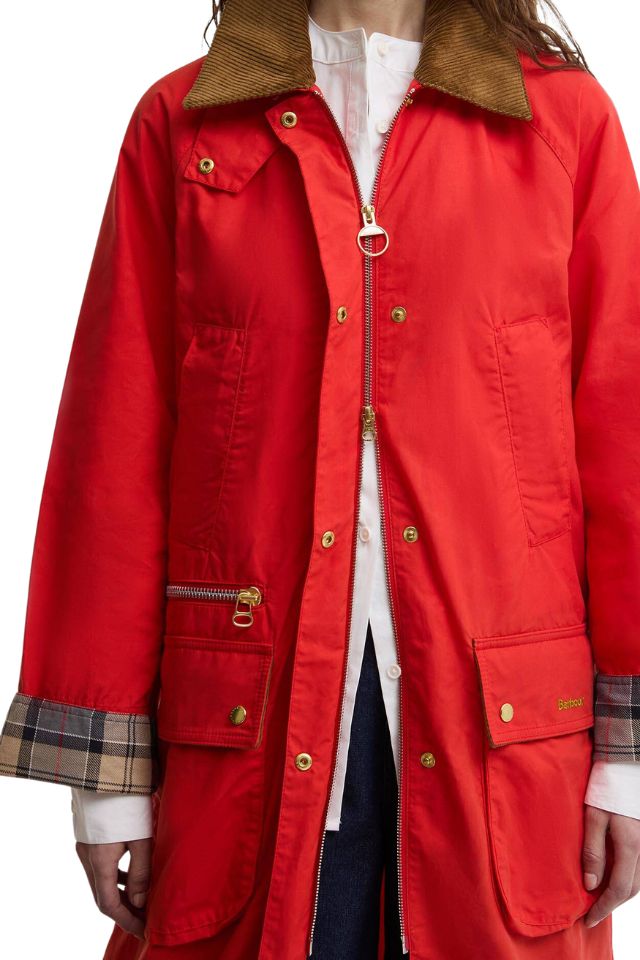 Hollington Casual Jacket - Vermillion/Dress