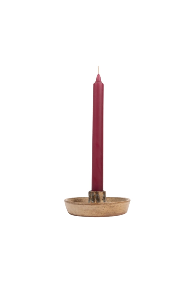 Household Taper Candle - Plum