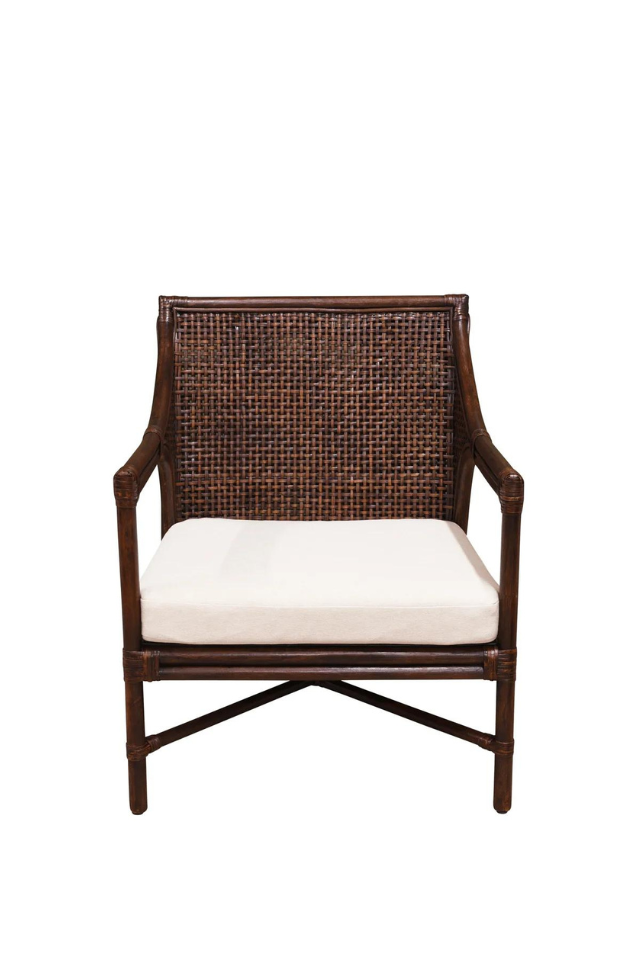 Plantation Kipling Armchair w Cream Seat Cushion