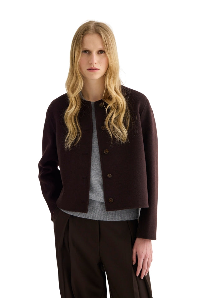 Cardi Jacket - Coffee