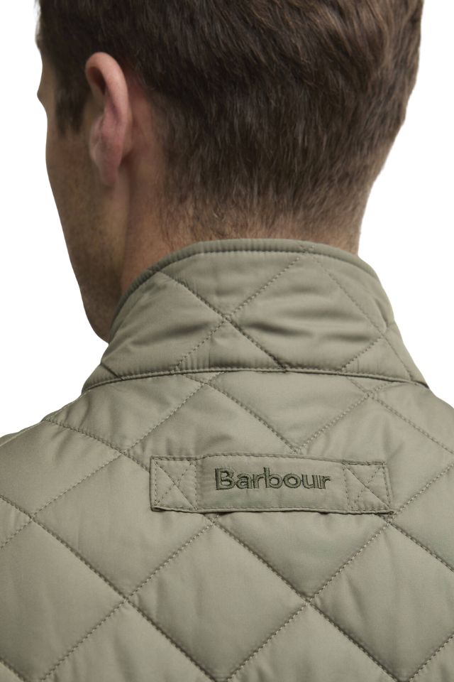 New Lowerdale Quilted Gilet - Dusty Olive