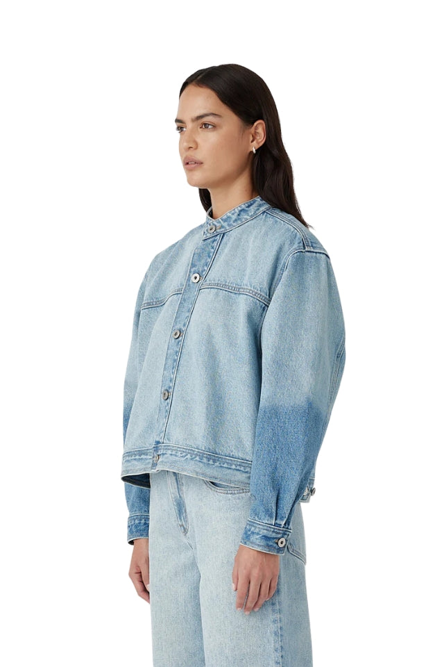 Lexie Denim Jacket - Lucid Ombre