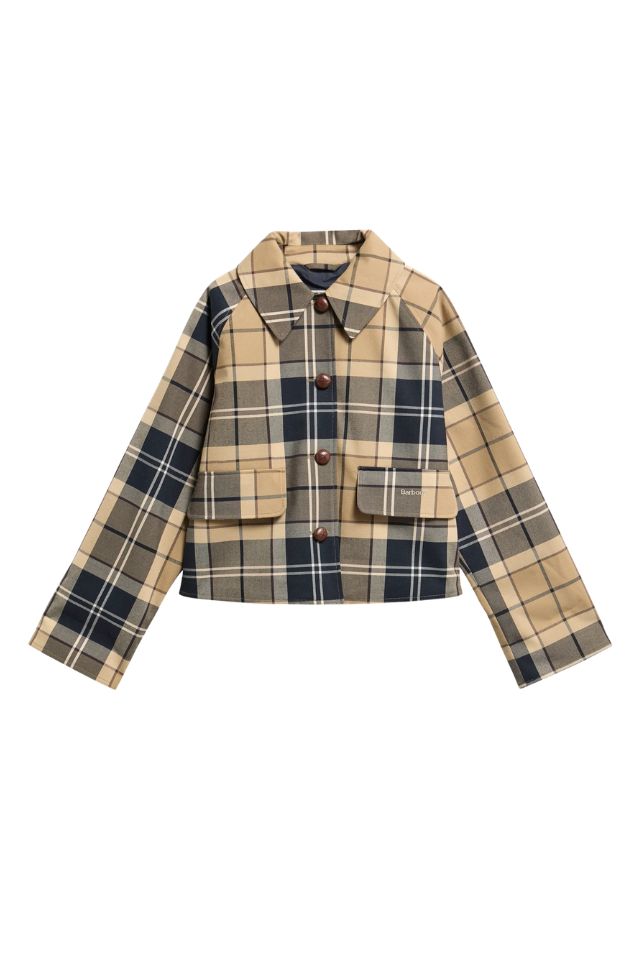 Delilah Checked Showerproof Jacket - Birchwood Dress