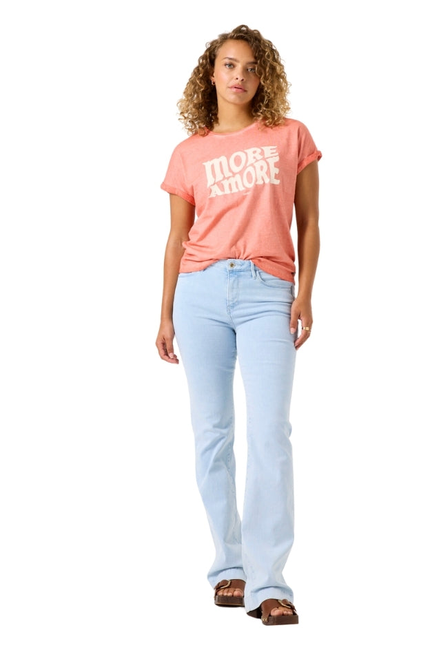 More Amore T-Shirt - Peach