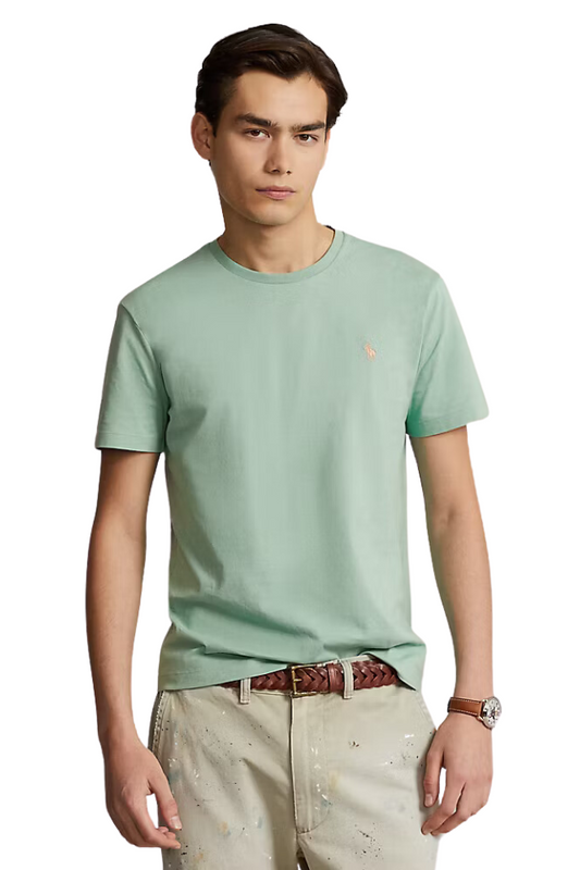 Slim Fit Crewneck T-Shirt - Pastel Green