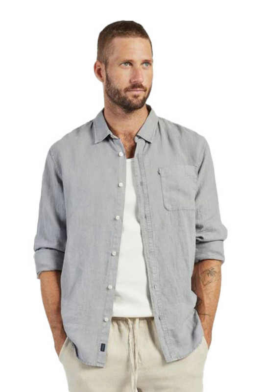 Hampton Linen Long Sleeve Shirt