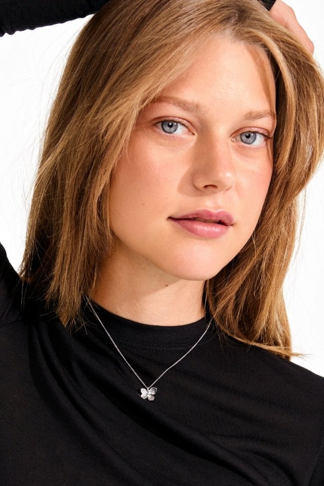 Ajani Necklace - Silver Plated