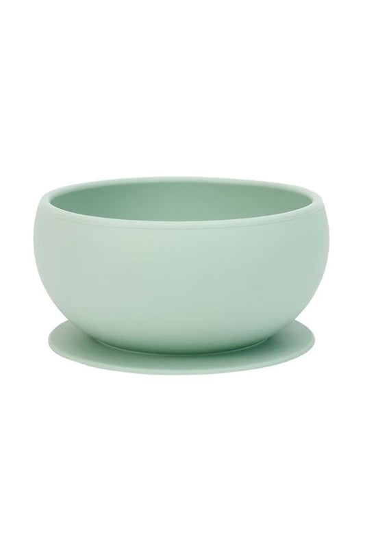 Silicone Suction Bowl - Moss