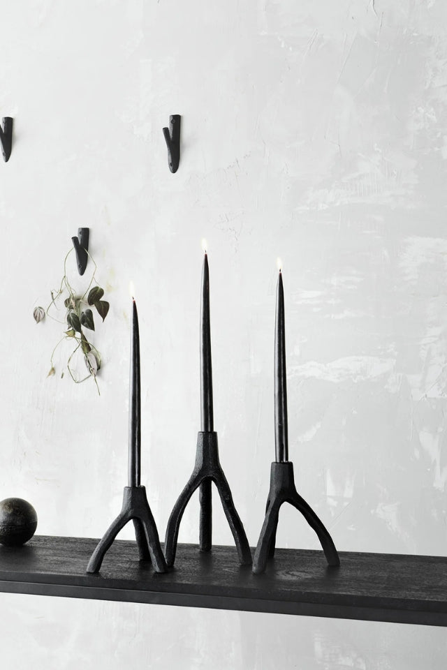 Aion Candleholder - Black