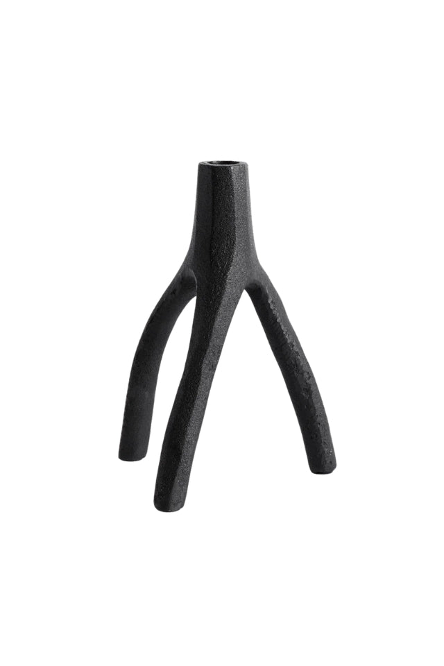 Aion Candleholder - Black