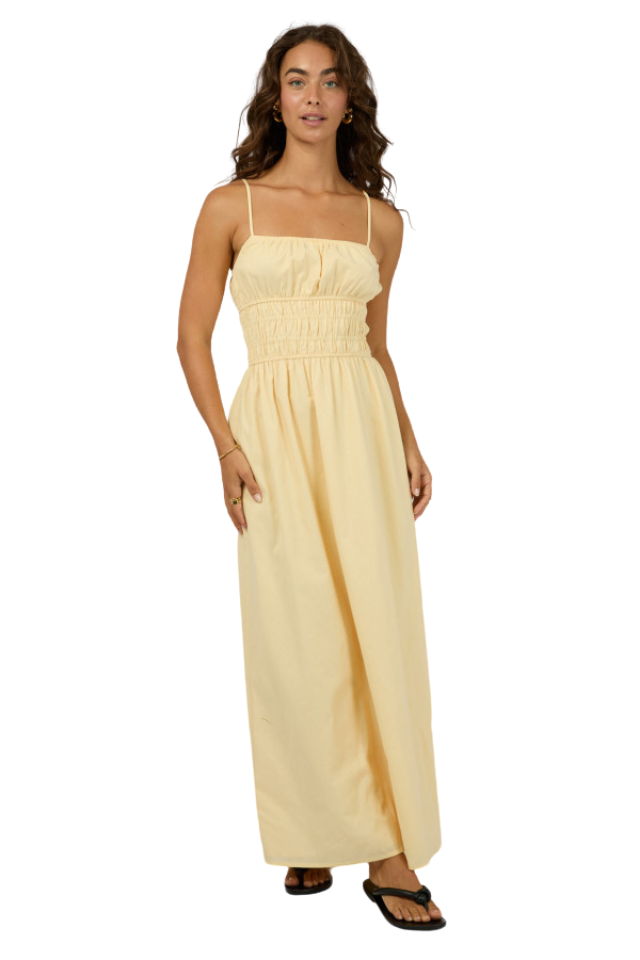 Alessa Linen Maxi Dress