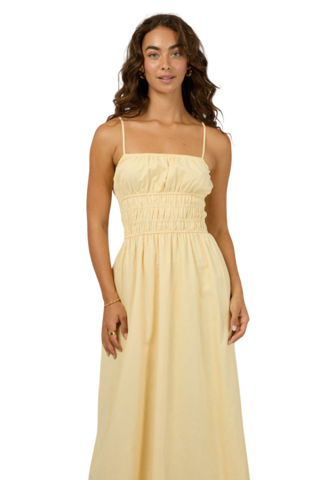 Alessa Linen Maxi Dress