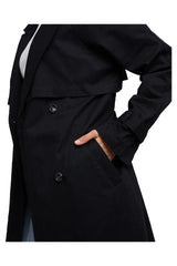 All About Eve 6416030 Emerson Trench Coat Black 