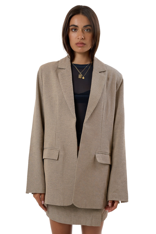 Allegra Twill Suiting Blazer