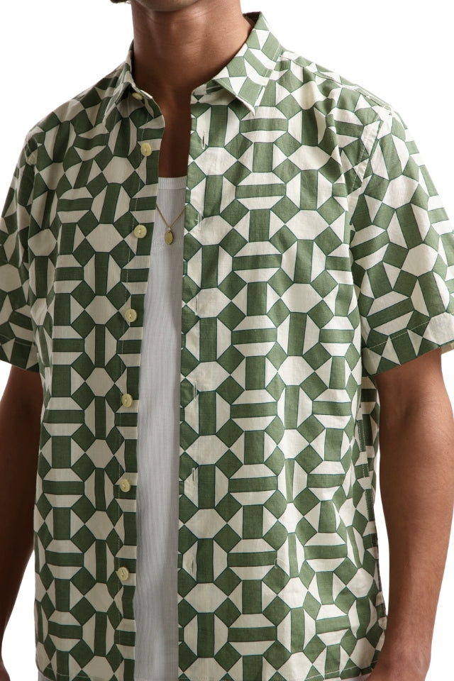 Aly Shortsleeve Shirt - Lt. Army