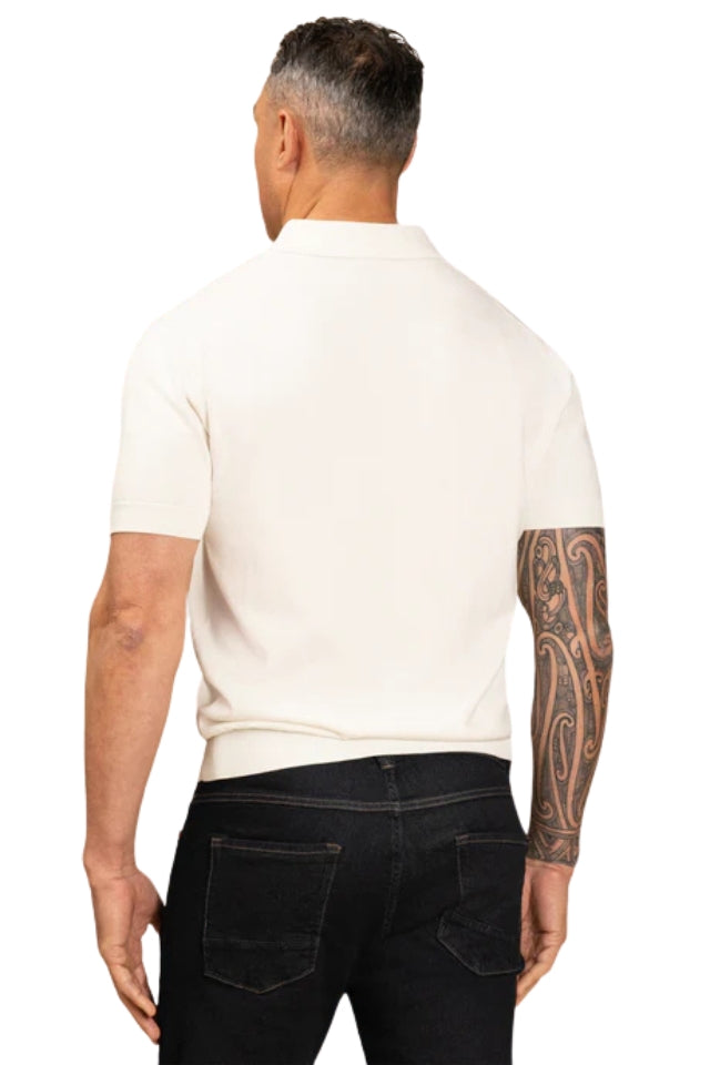 Amalfi Off-White Knitted Polo