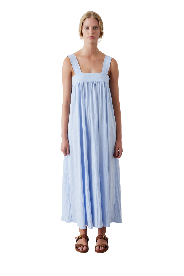 Ana Dress - Dusky Blue