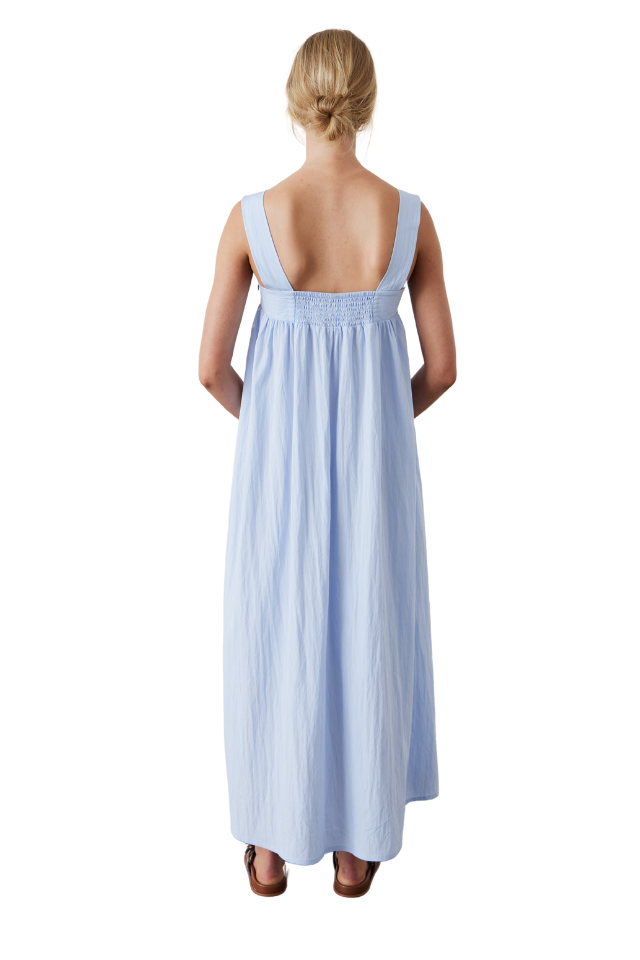 Ana Dress - Dusky Blue