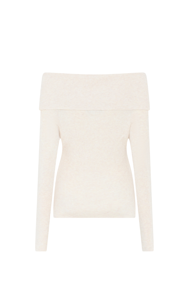 Anemone Tonna Knit - White Cream Melange