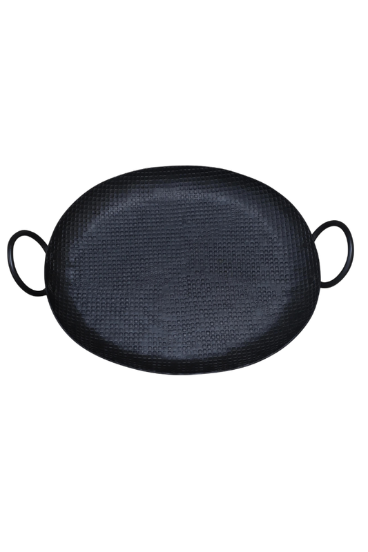 Tray with Handles - Black