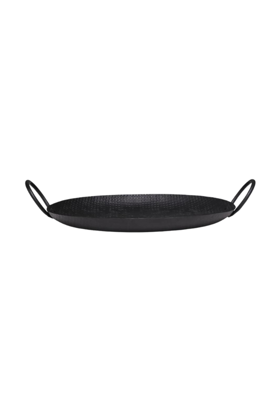 Tray with Handles - Black