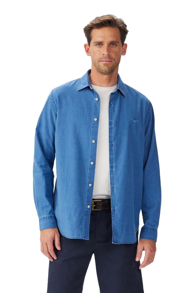 Arno Regular Indigo Shirt