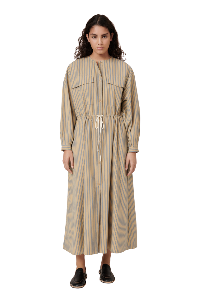 Array Dress - Double Pinstripe