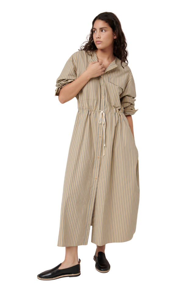 Array Dress - Double Pinstripe