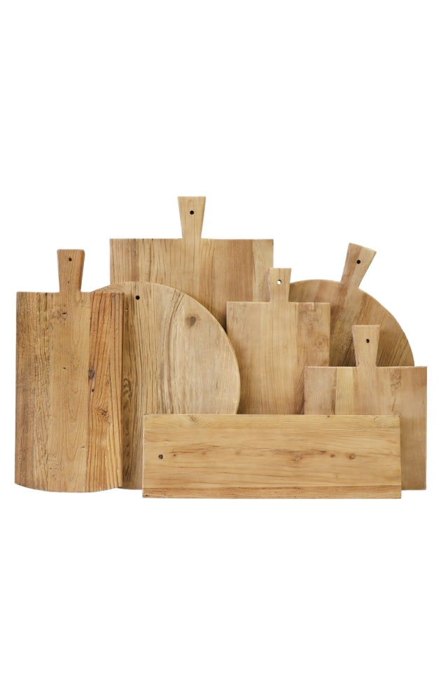 Artisan Round Serving Board With Handle - 50cm