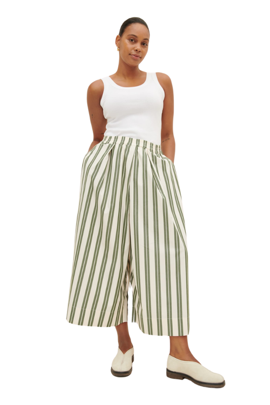 Athena Pant - Forest Stripe