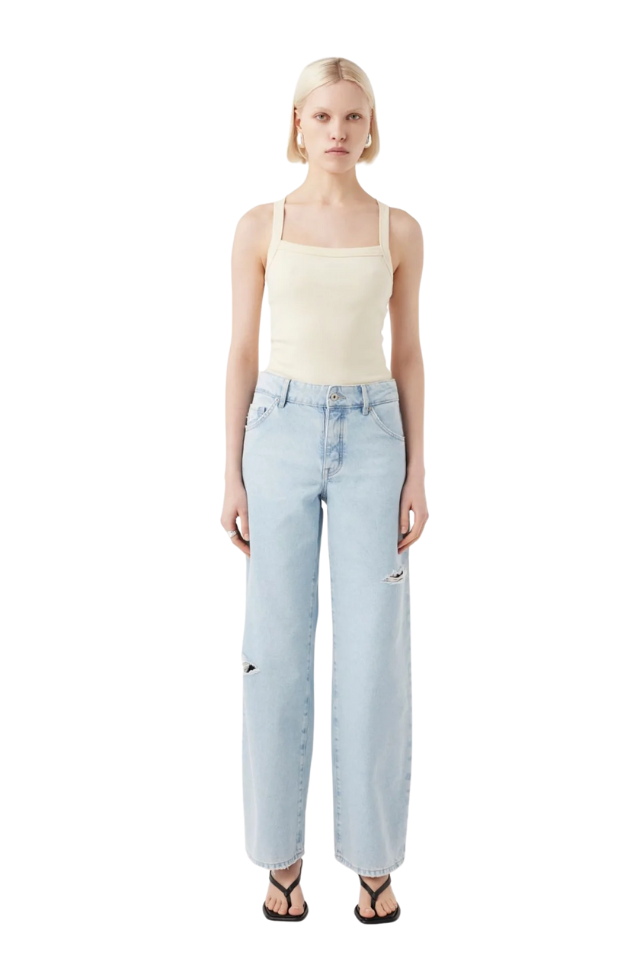 Avril Low Slouchy Wide Jean