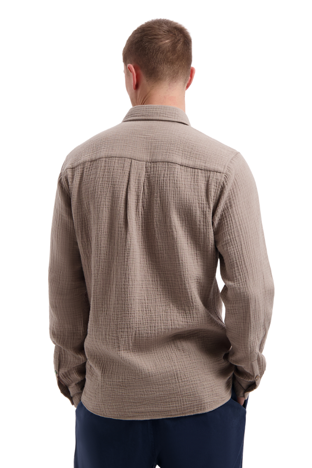 Axton Shirt - Timber Wolf