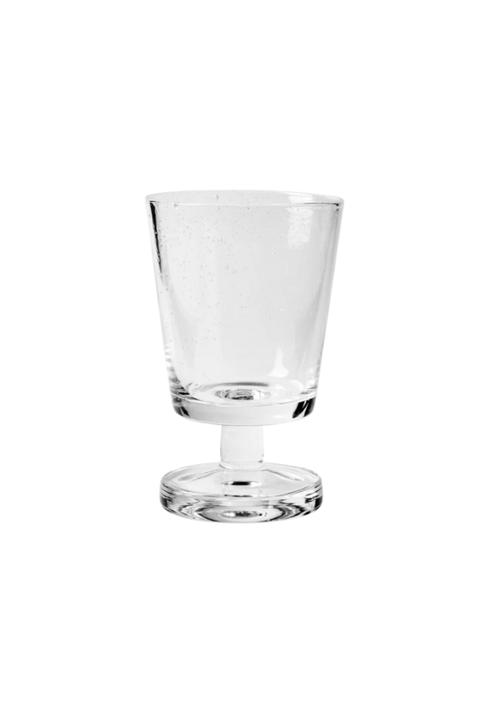 Bubble Graphic White Wine Glass