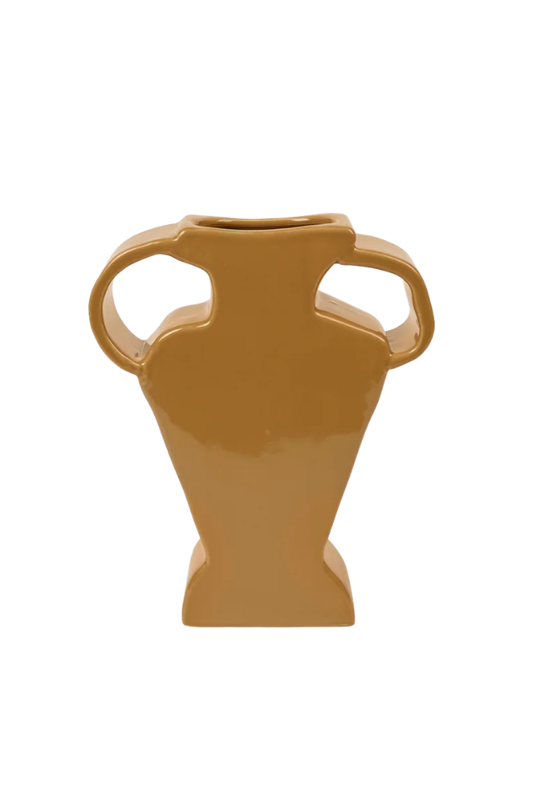 Etta Double Handled Vase - Cinnamon Sand