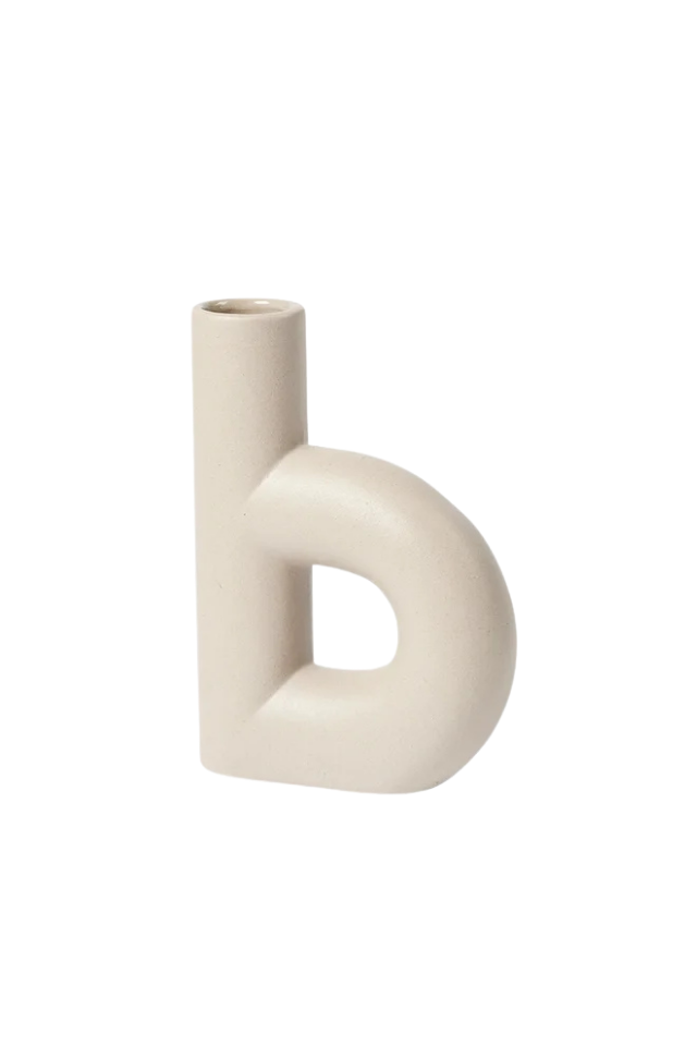 Hector Vase B - Dove Grey