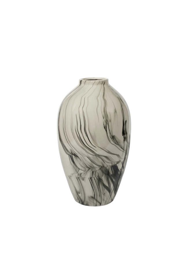 Ingrid Vase - Beige/Black