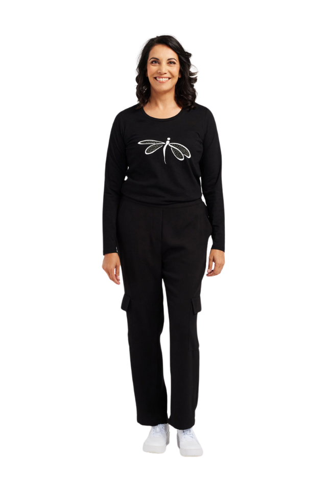 Elastic Waist Travel Pant