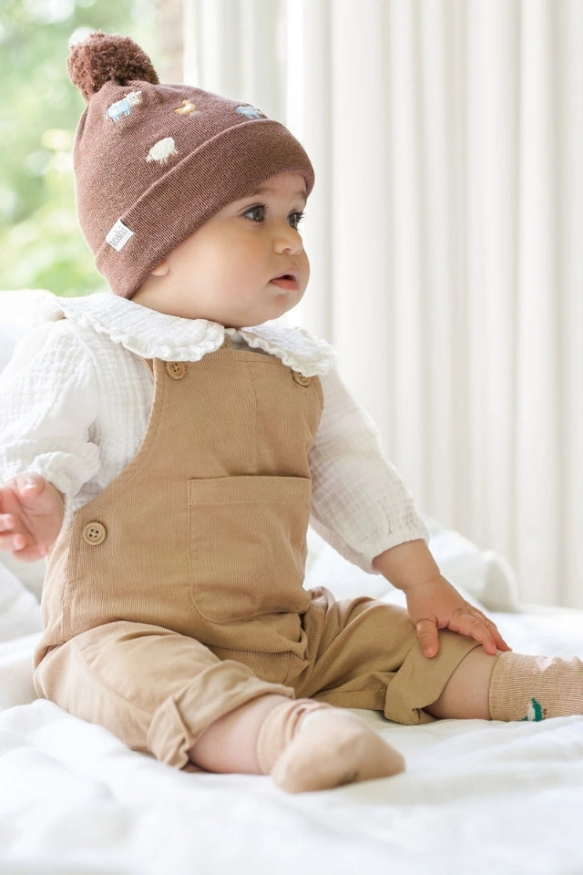 Baby Overalls Corduroy - Quincy/ Driftwood