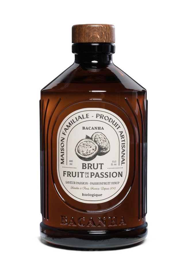 Bacanha Sirop Brut de Fruit de la Passion (Passion Fruit)