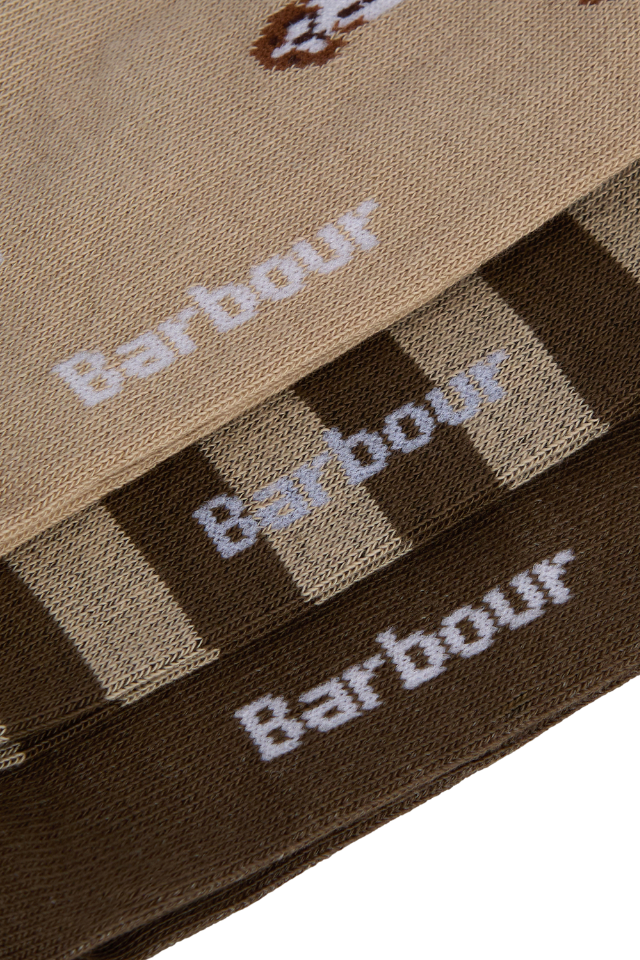 Beagle Dog Sock Set - Washed Stone