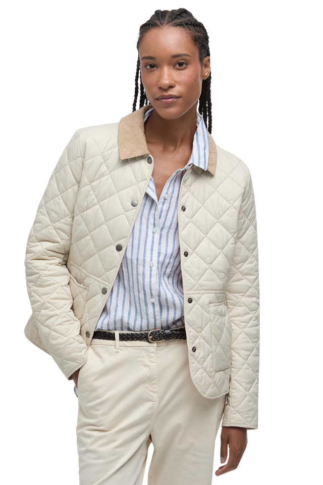 Deveron Quilt - Light Pearl/Pale Pink