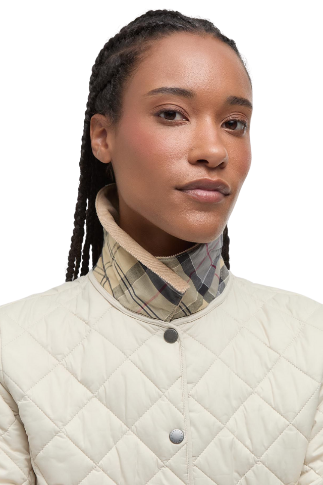 Deveron Quilt - Light Pearl/Pale Pink